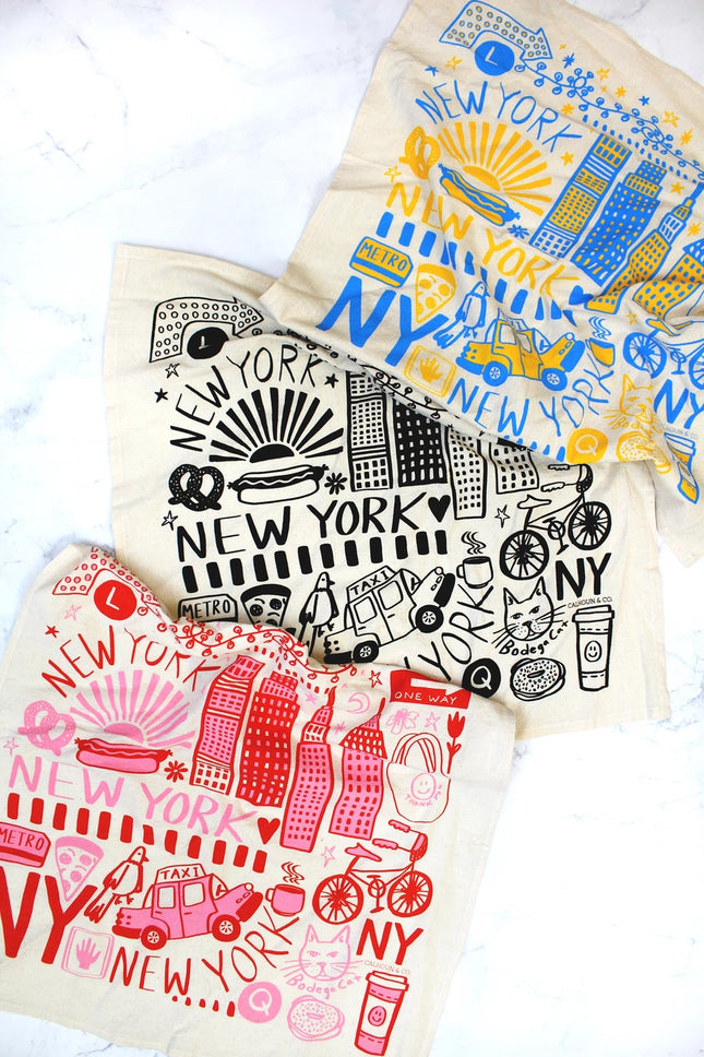 New York Printed Towel