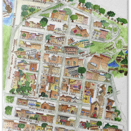 Brooklyn Heights Tea Towel