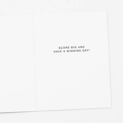 Score Big Sports Themed Birthday Card