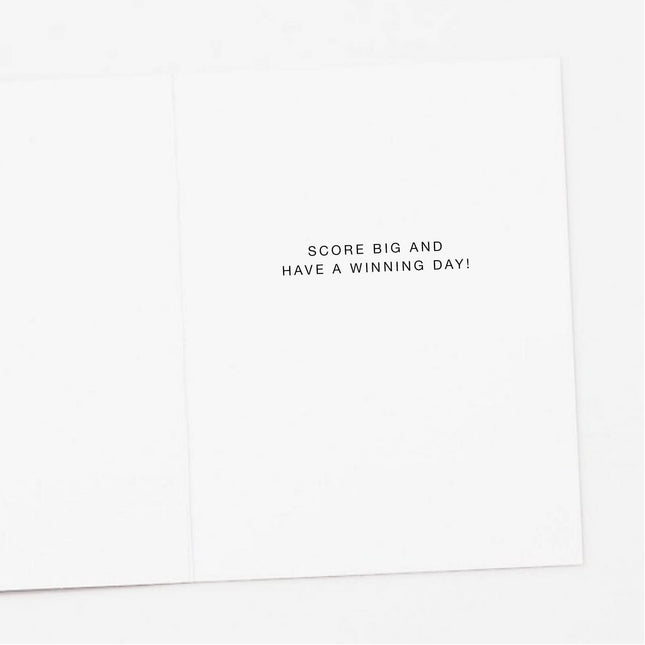 Score Big Sports Themed Birthday Card