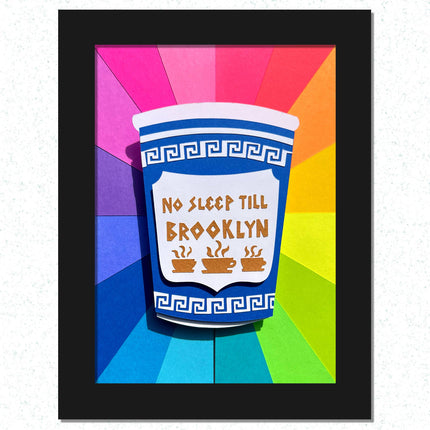Framed Handmade, NYC Art Piece