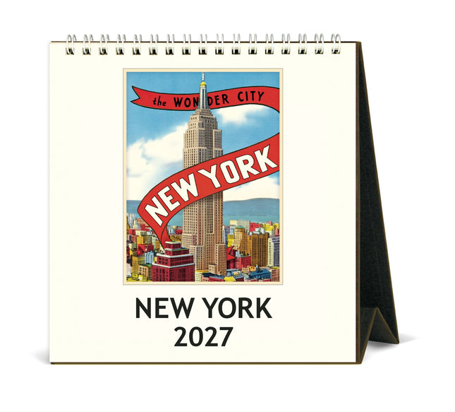 2027 New York Desk Calendar