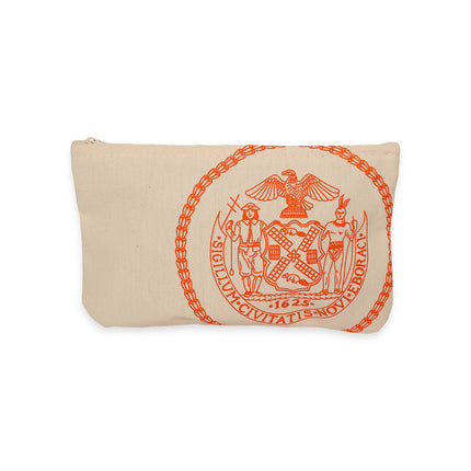 City Seal Zipped Pouch