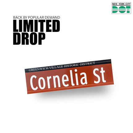 Cornelia Street Sign