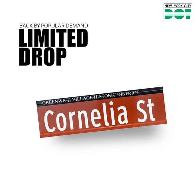 Cornelia Street Sign