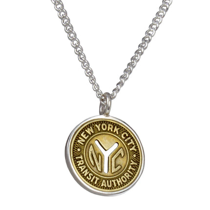 Sterling Token Necklace