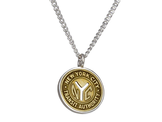 Sterling Token Necklace