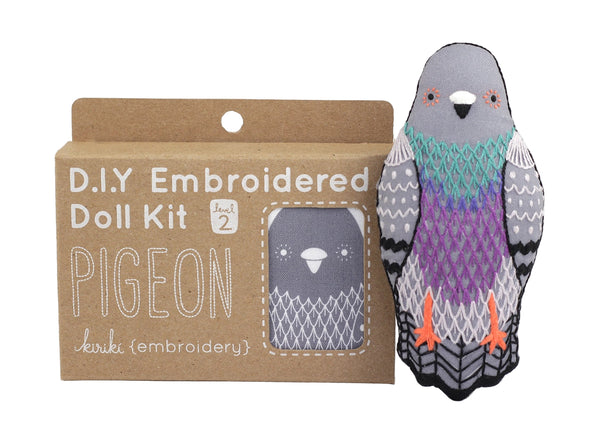 Pigeon Embroidery Kit