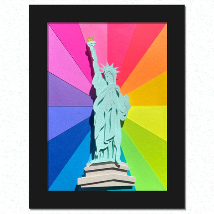 Framed Handmade, NYC Art Piece